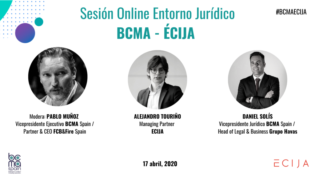 Sesión Online Entorno Jurídico BCMA - ECIJA